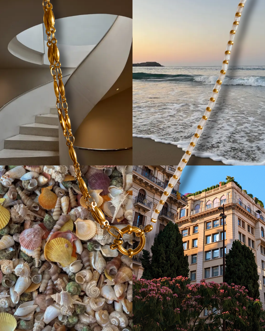 collier rosee dore acier inoxydable pierres naturelles roses artisanal nanee moodboard collier rosee dore acier inoxydable pierres naturelles roses artisanal nanee moodboard
