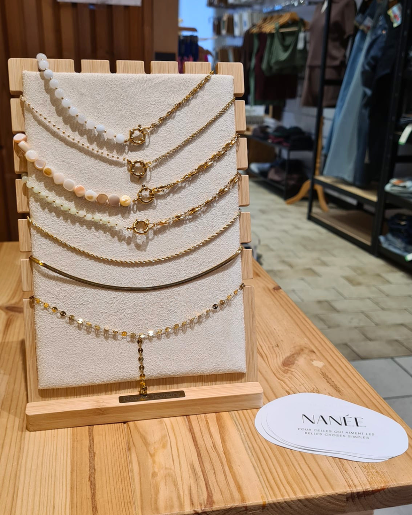 algo store namur bijoux nanée acier inoxydable perles colliers
